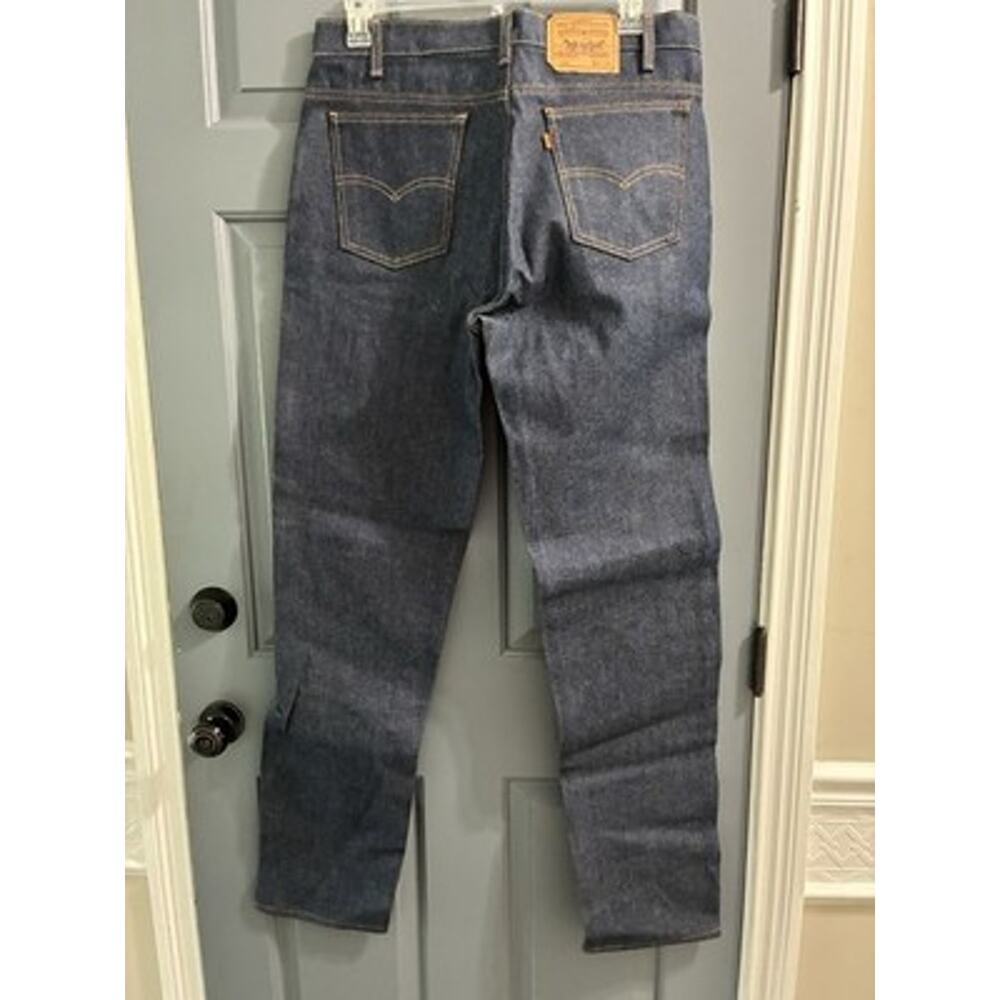 Vtg 90's Levis 505-0217 Orange Tab Denim Jeans Men's 36x34 USA NWOT 47417-5 - Picture 3 of 9